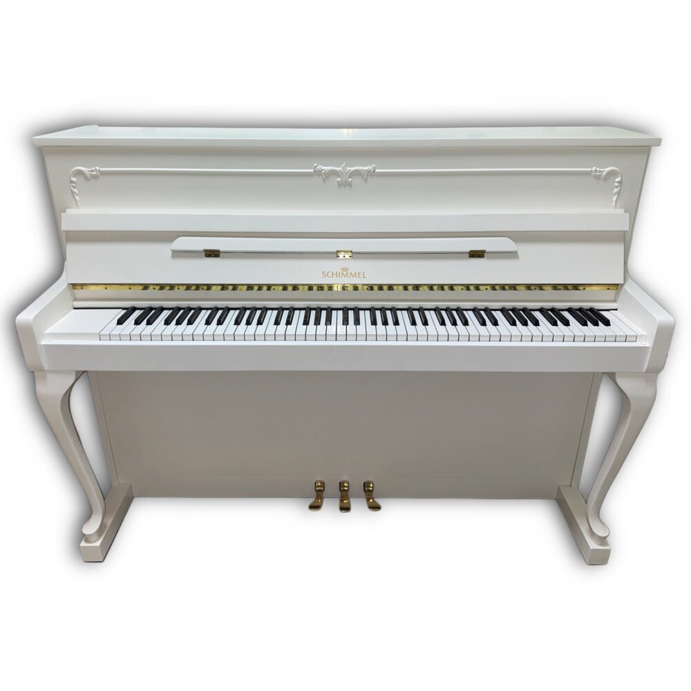 Baltas pianinas "Schimmel"