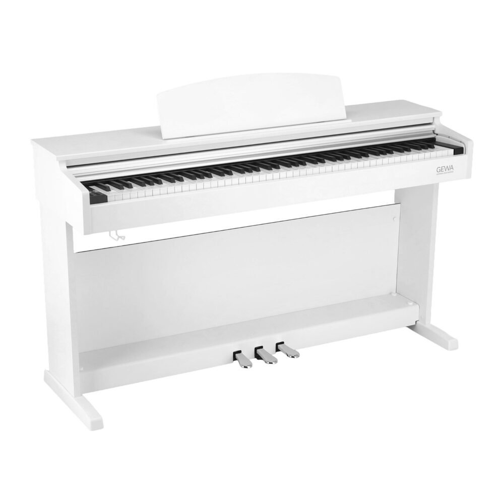 GEWA DP 510 baltas skaitmeninis pianinas su trimis pedalais