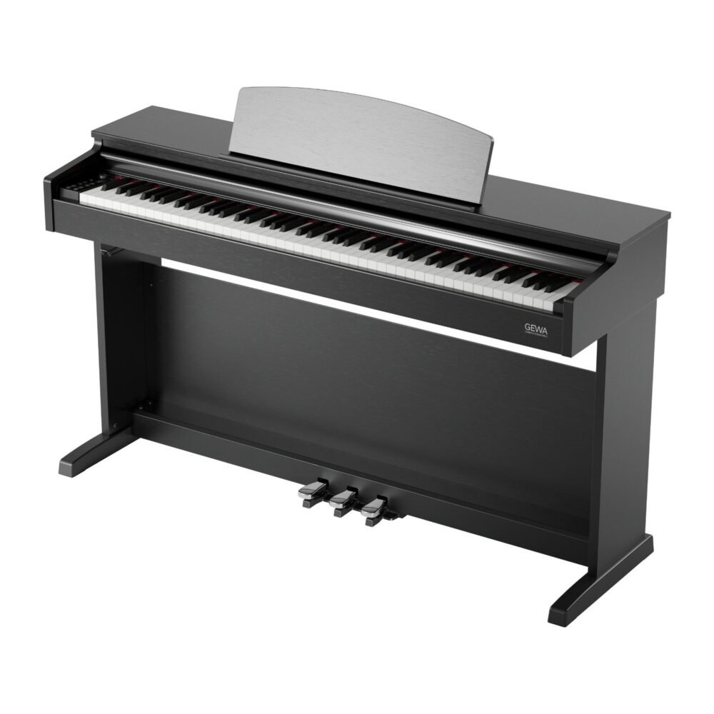 GEWA DP510 juodas skaitmeninis pianinas su trimis pedalais