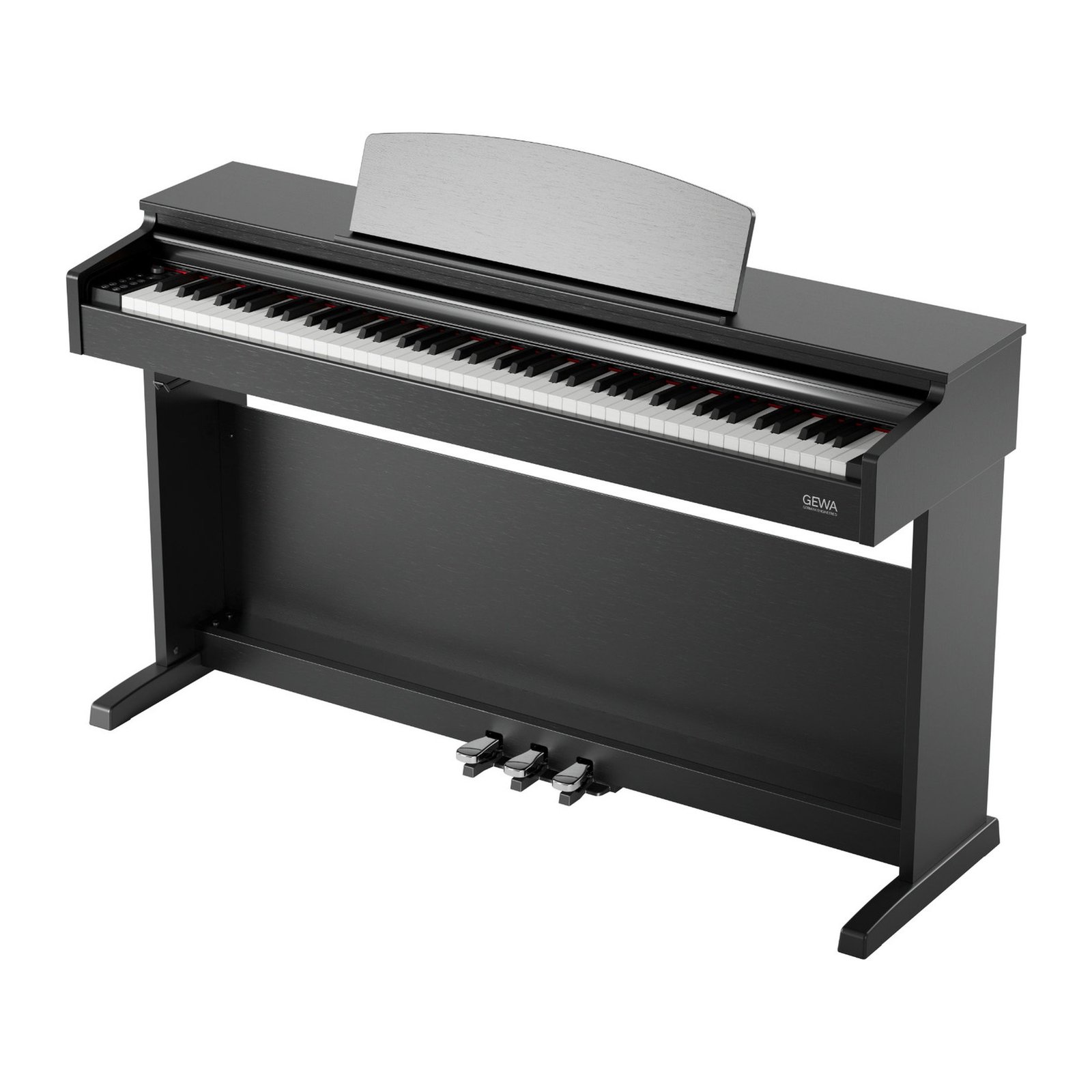 GEWA DP510 juodas skaitmeninis pianinas su trimis pedalais