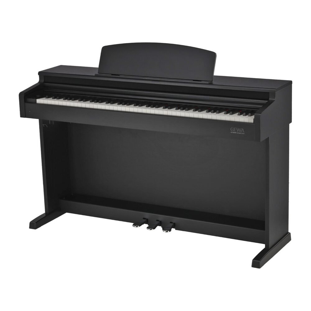 GEWA DP520 juodas skaitmeninis pianinas su trimis pedalais