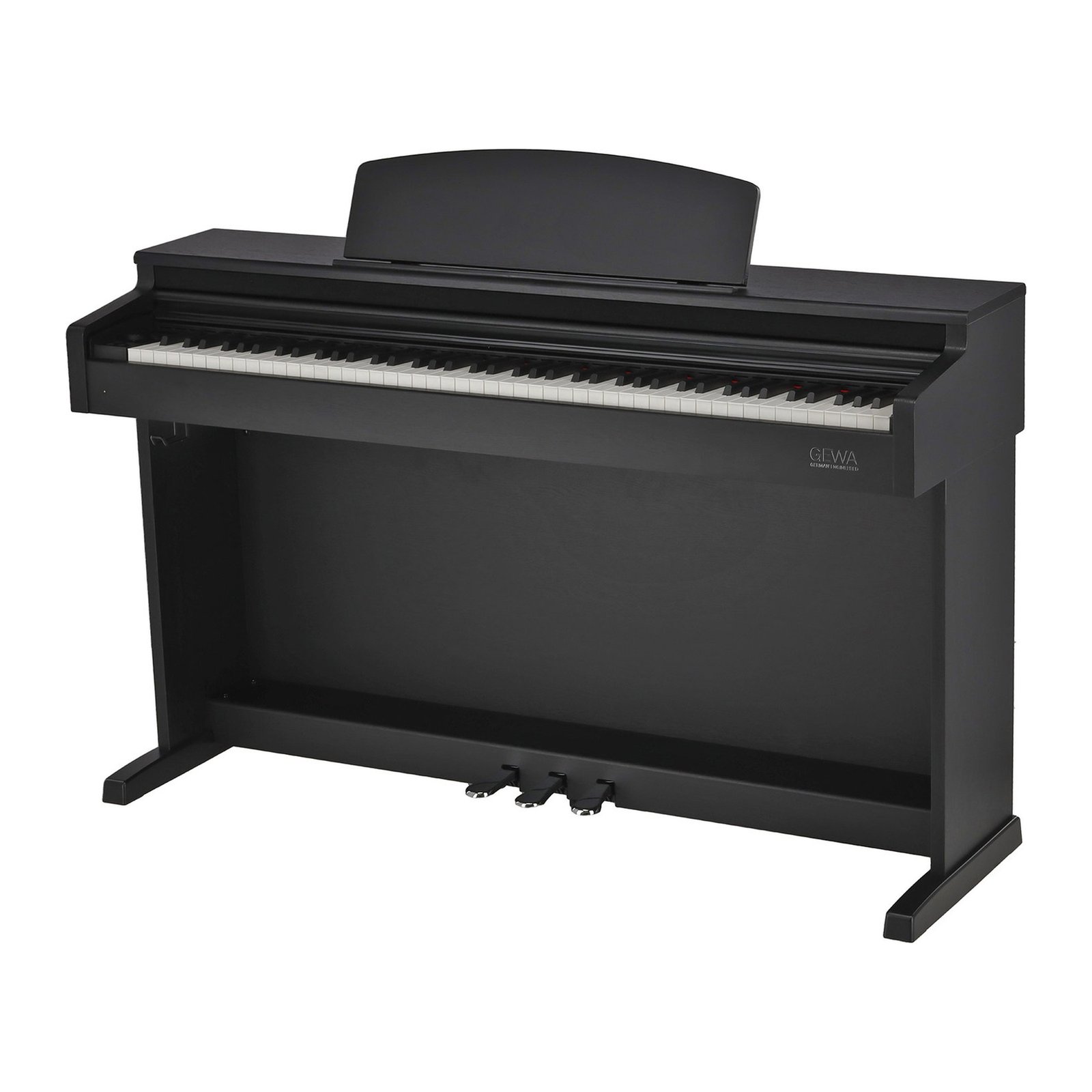 GEWA DP520 juodas skaitmeninis pianinas su trimis pedalais